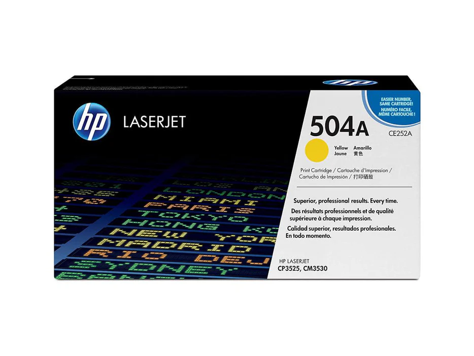 Original Cartridge - HP - 504A (CE252A) Yellow