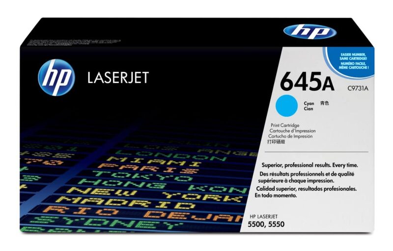 Original Cartridge - HP - 645A (C9731A) Cyan