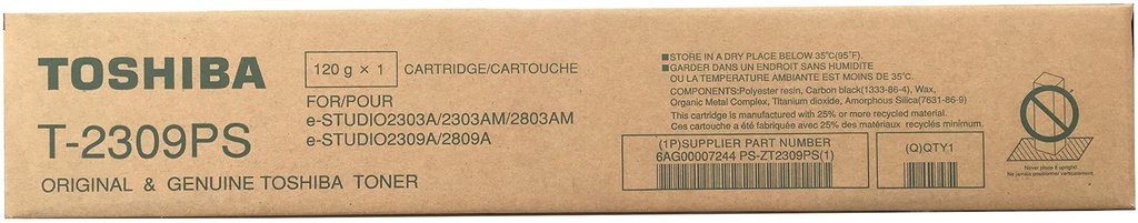 Original Cartridge - Toshiba T-2309PS Black