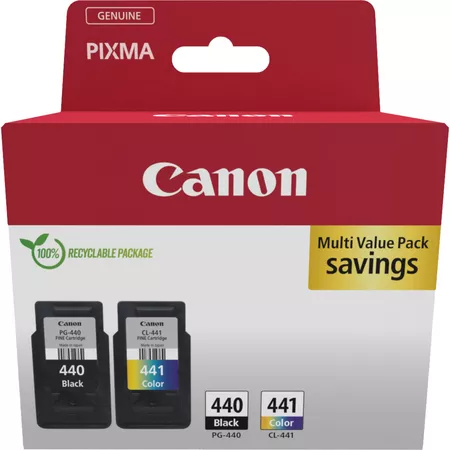 Original Ink Cartridge - Canon PG-440 Black and CL-441 Color