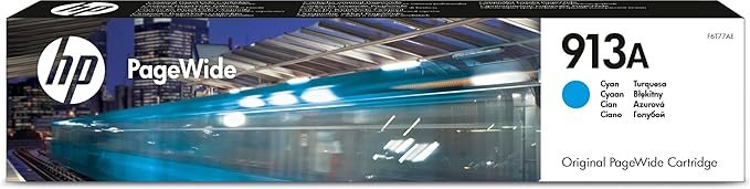 Original PageWide Cartridge - HP - 913A F6T77AE Cyan