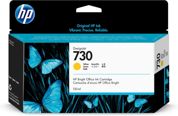 Original Ink Cartridge - HP 730 P2V64A Yellow
