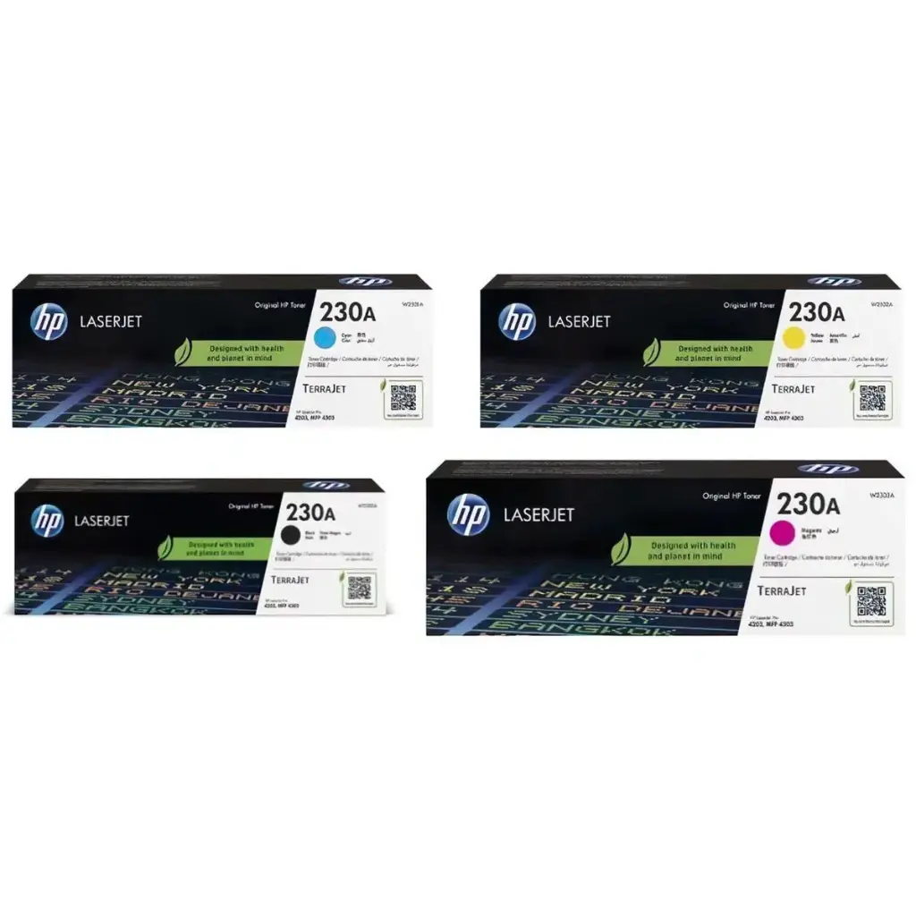 Compatible Cartridge - HP - 230A (W2300A/ W2301A/ W2302A/ W2303A)  4 Pack 
