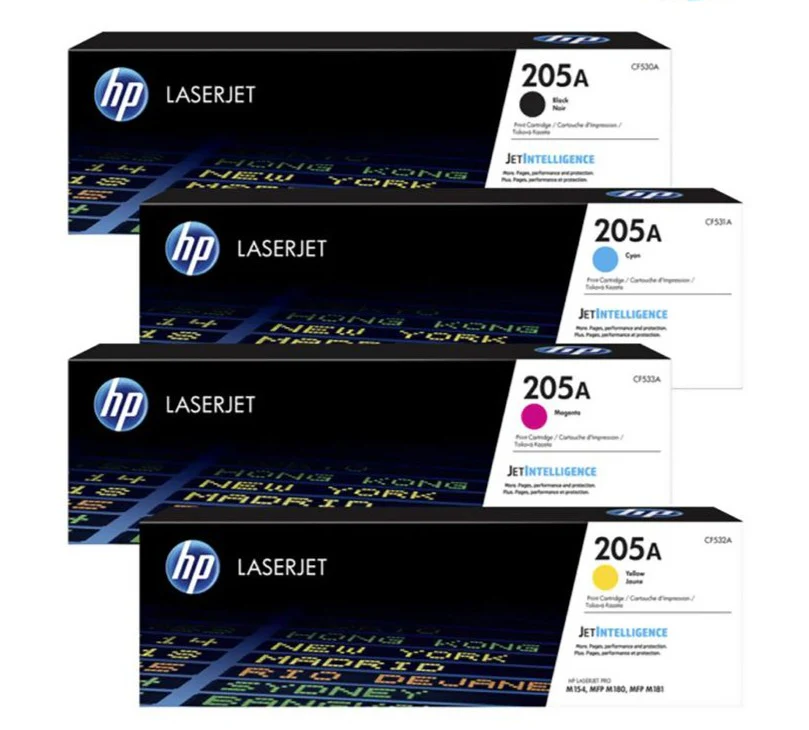 Original Cartridge - HP - 205A (CF530A/ CF531A/ CF532A/ CF533A) 4 Pack