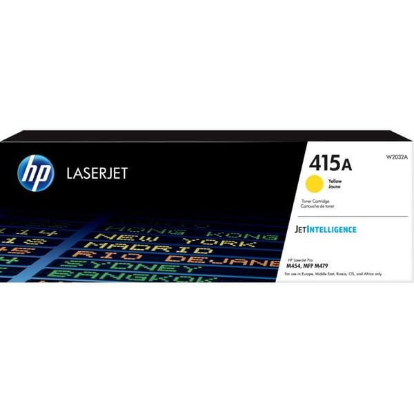 Original  Cartridge - HP - 415A (W2032A) Yellow (With Chip)