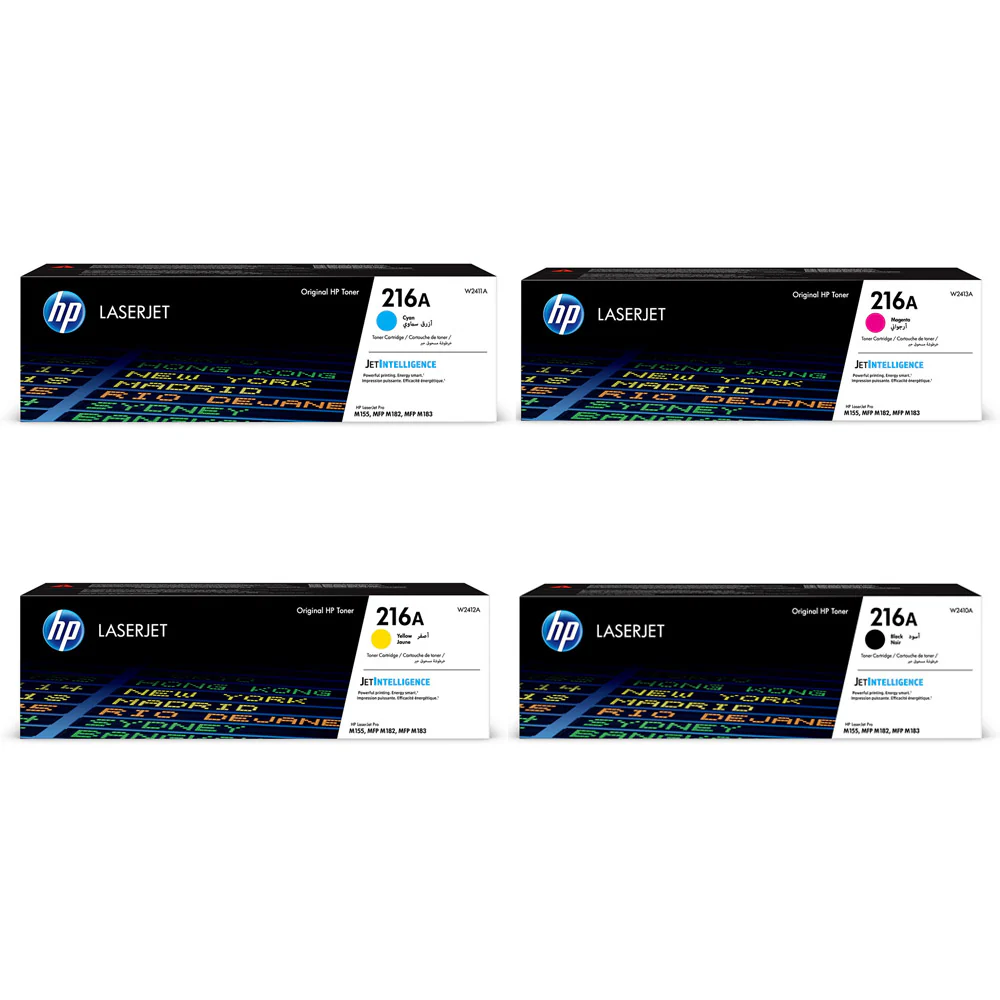 Original Cartridge - HP - 216A (W2410A/ W2411A/ W2412A/ W2413A) 4 Pack