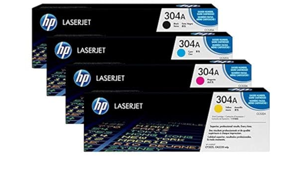 Original Cartridge - HP - 304A (CC530A/ CC531A/ CC532A/ CC533A) 4 Pack