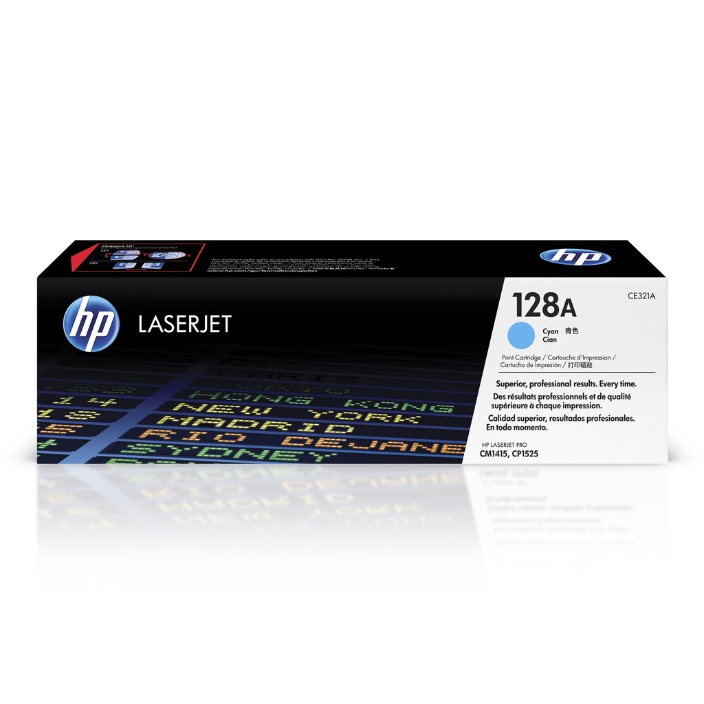 Original Cartridge - HP - 128A (CE321A) Cyan