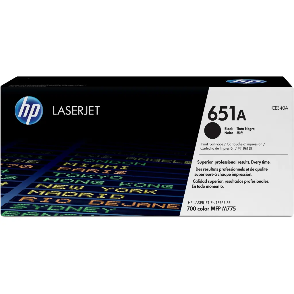 Original Cartridge - HP - 651A (CE340A) Black