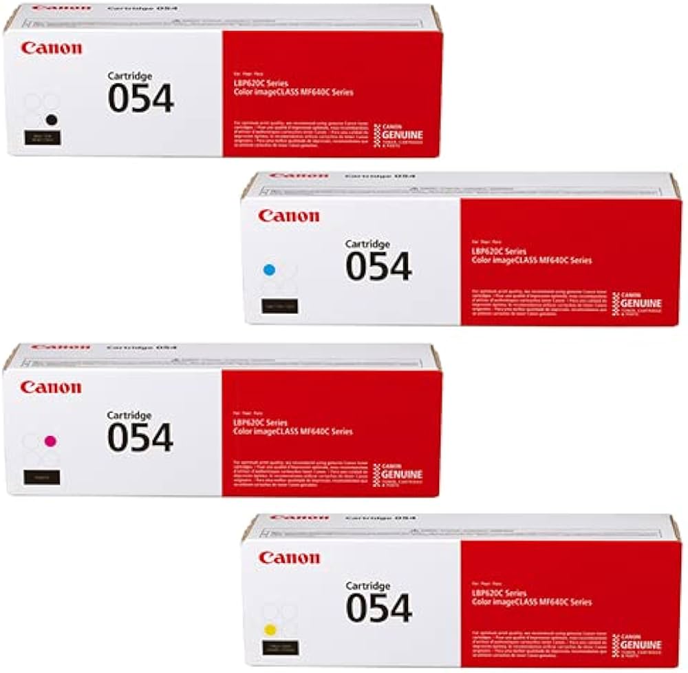 Original Cartridge - Canon 054 (Black/ Cyan/ Yellow/ Magenta) 4 Pack