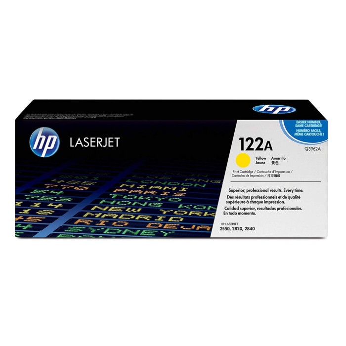 Original Cartridge - HP - 122A (Q3962A) Yellow