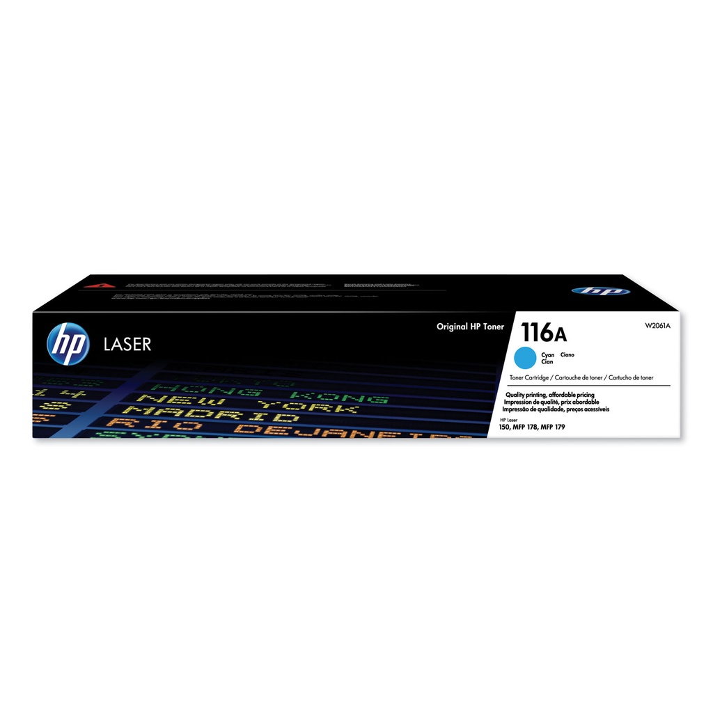 Original Cartridge - HP - 116A (W2061A) Cyan