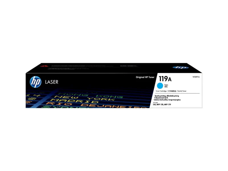 Original Cartridge - HP - 119A (W2091A) Cyan