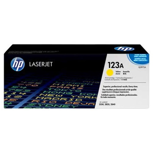 Original Cartridge - HP - 123A (Q3972A) Yellow