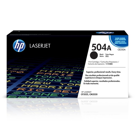 Original Cartridge - HP - 504A (CE250A) Black