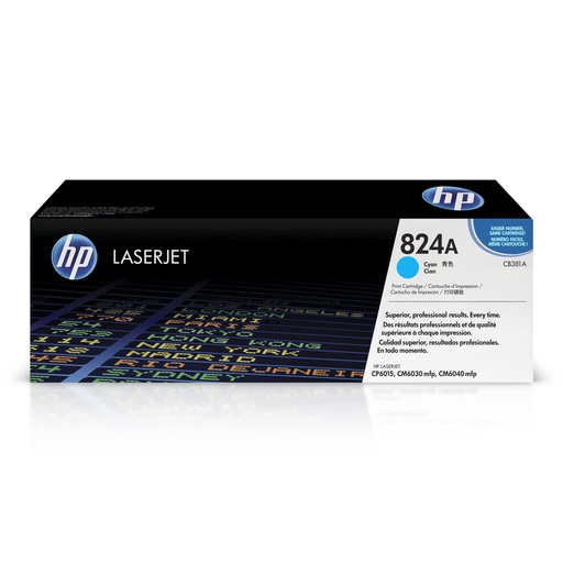 Original Cartridge - HP - 824A (CB381A) Cyan