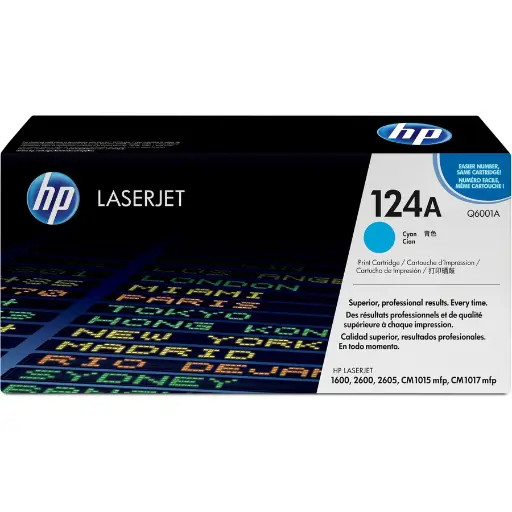 Original Cartridge - HP - 124A (Q6001A) Cyan