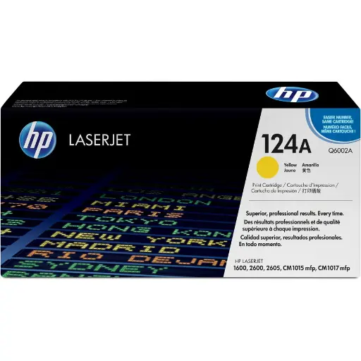 Original Cartridge - HP - 124A (Q6002A) Yellow