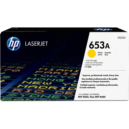 Original Cartridge - HP - 653A (CF322A) Yellow