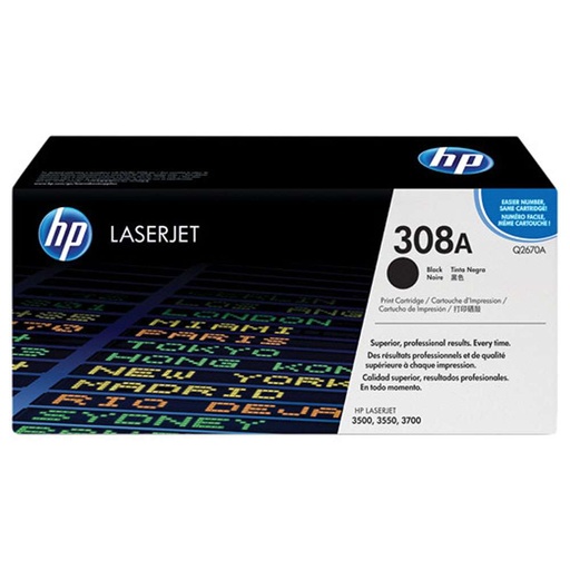 Original Cartridge - HP - 308A Q2670A Black