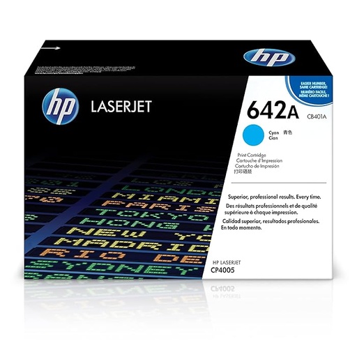 Original Cartridge - HP - 642A (CB401A) Cyan