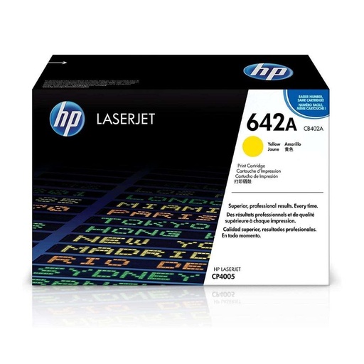 Original Cartridge - HP - 642A (CB402A) Yellow