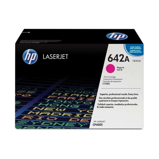Original Cartridge - HP - 642A (CB403A) Magenta
