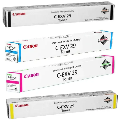 Original Cartridge - Canon C-EXV 29 (Black/ Cyan/ Yellow/ Magenta) 4 Pack