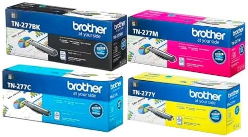 Original Cartridge - Brother TN - 277 (Black/ Cyan/ Yellow/ Magenta) 4 Pack