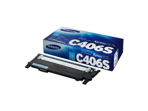 Original Cartridge -  Samsung CLT - C406S Cyan