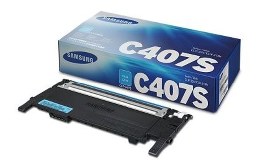 Original Cartridge -  Samsung CLT - C407S Cyan