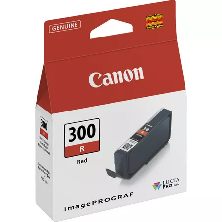 Original Ink Cartridge - Canon PFI-300R Red