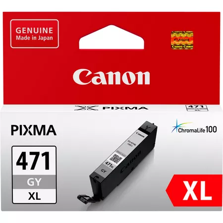 Original Ink Cartridge - Canon CLI-471XL Grey 