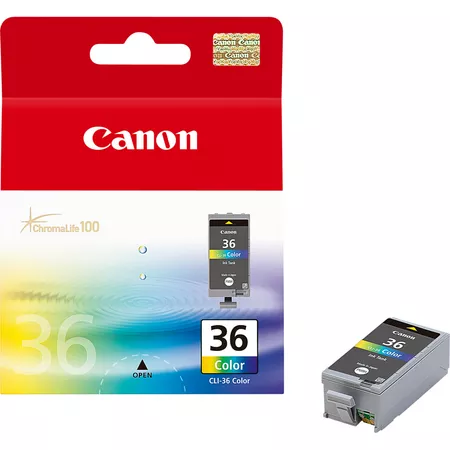 Original Ink Cartridge - Canon CLI-36 C/M/Y Color