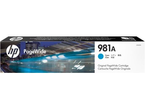 Original PageWide Cartridge - HP - 981A J3M68A Cyan