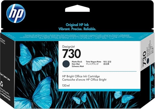 Original Ink Cartridge - HP 730 P2V65A Matte Black