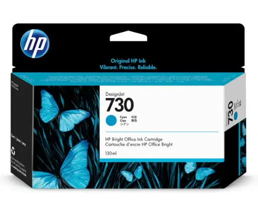 Original Ink Cartridge - HP 730 P2V62A Cyan