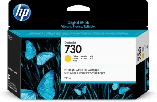 Original Ink Cartridge - HP 730 P2V64A Yellow