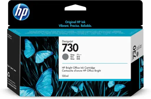 Original Ink Cartridge - HP 730 P2V66A Grey