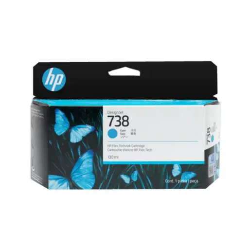 Original Ink Cartridge - HP 738 498N5A Cyan