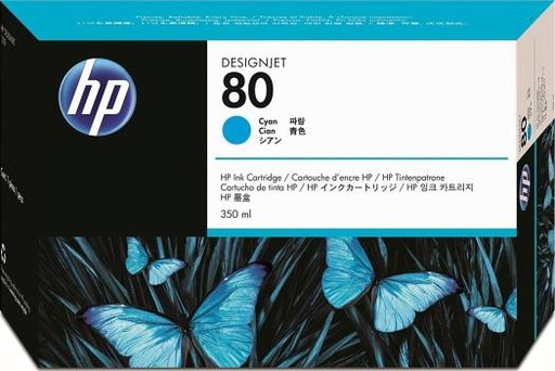 Original Ink Cartridge - HP 80 C4846A Cyan