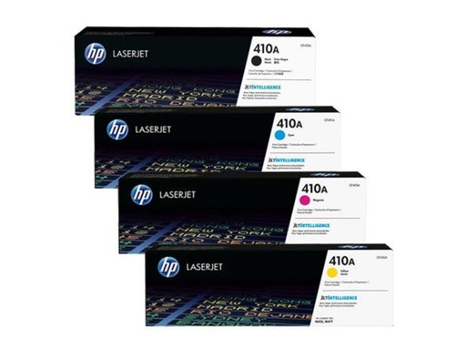 Original Cartridge - HP - 410A (CF410A/ CF411A/ CF412A/ CF413A) 4 Pack