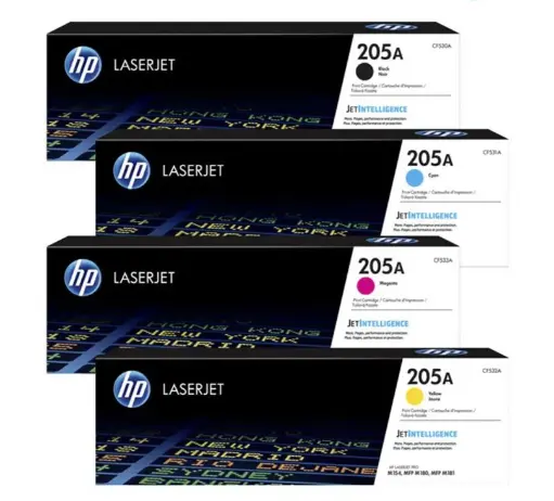 Original Cartridge - HP - 205A (CF530A/ CF531A/ CF532A/ CF533A) 4 Pack
