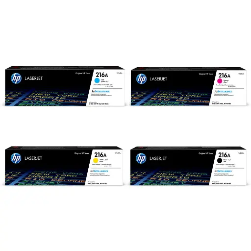 Original Cartridge - HP - 216A (W2410A/ W2411A/ W2412A/ W2413A) 4 Pack