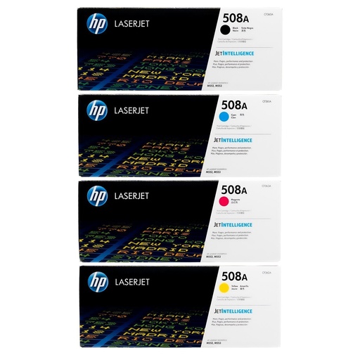 Original Cartridge - HP - 508A (CF360A/ CF361A/ CF362A/ CF363A) 4 Pack