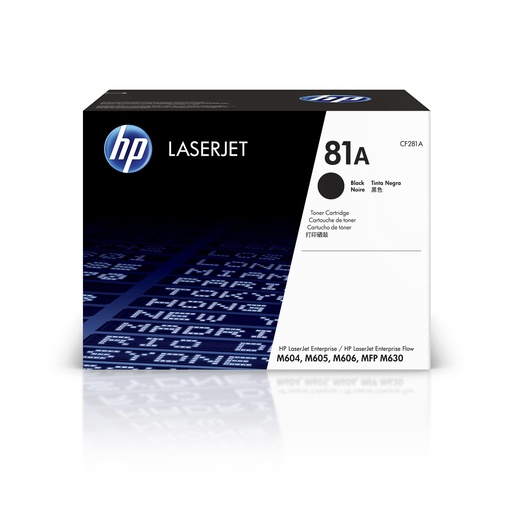 Original Cartridge - HP 81A CF281A Black