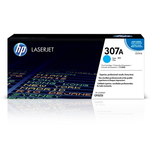 Original Cartridge - HP - 307A (CE741A) Cyan