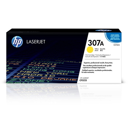 Original Cartridge - HP - 307A (CE742A) Yellow