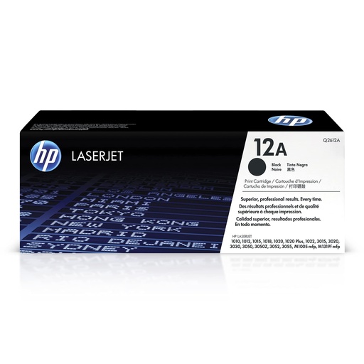 Original Cartridge - HP 12A Q2612A Black