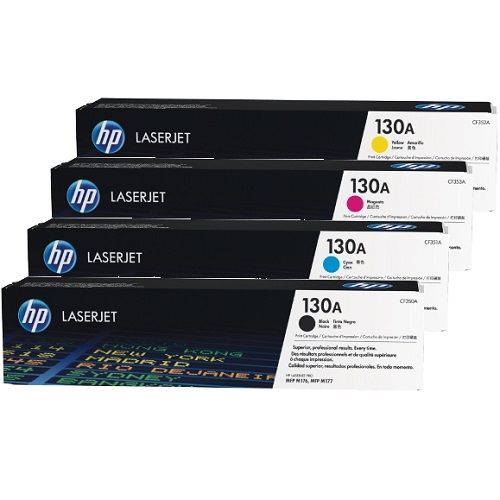 Original Cartridge - HP - 130A (CF351A/ CF352A/ CF353A/ CF354A) 4 Pack